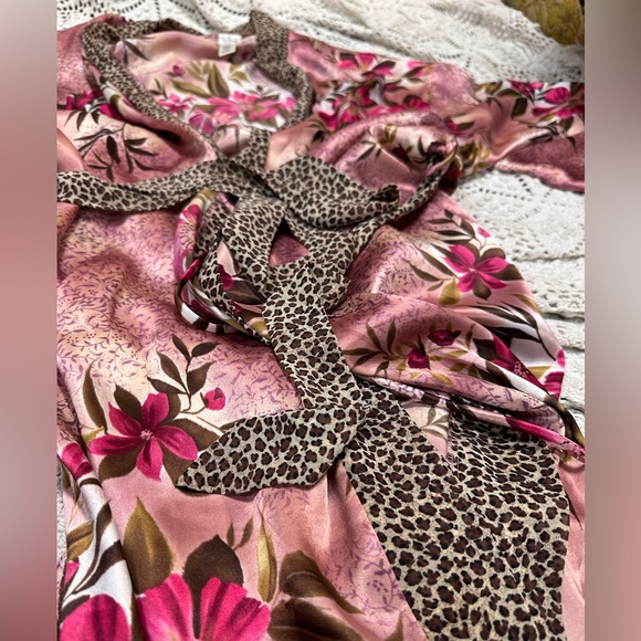 True Beauty by Emme Silky Robe kimono - Picture 4 of 5